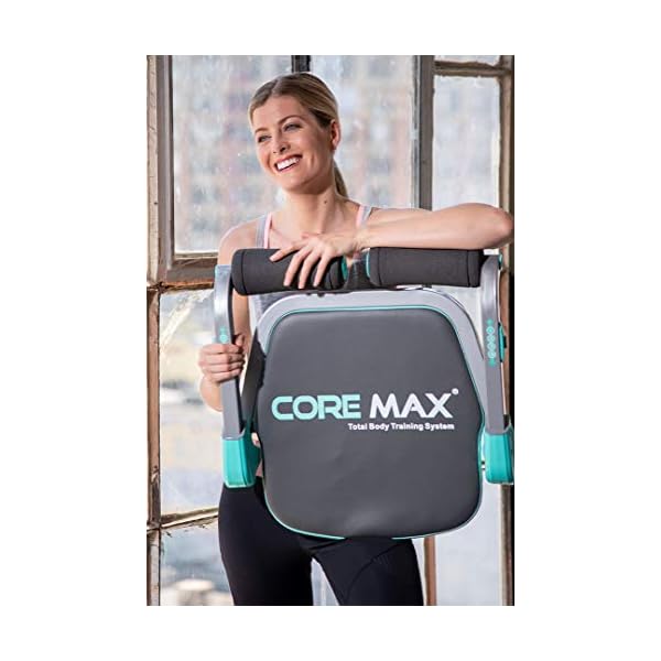 Core-Max-Smart-Abs-and-Total-Body-Workout-Cardio-Home-Gym Core Max 2.0 Smart Abs and Total Body Workout Cardio Home Gym , Teal/Grey