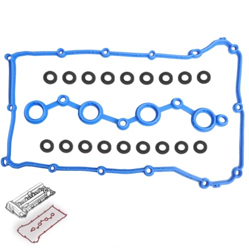 Engine Valve Cover Gaskets Compatible with Dodge Jeep Chrysler Vehicle Avenger Caliber Journey, Compass Patriot, 200 Sebring 2007 2008 2009 2010 2011 2012 2013-2016, 1.8L 2.0L 2.4L Replaces# VS50698R