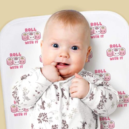 Azeeda 'Roll with It' Baby Burp/Wash Cloth (BC00028985)2