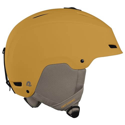 Image of Retrospec Zephyr Ski Helmet - Snowboard Helmet for Adults & Youth with Adjustable Fit, 9 Breathable Vents, Removable Washable Earmuffs - Snow Sports Helmet for Men & Women