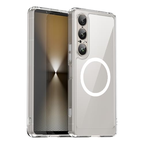 Coque Xperia 1 VII MagSafe transparente antichoc en TPU et PC rigide