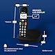Panasonic KX-TGU110EXB digitales schnurloses Telefon, Basisstation & 1 Mobilteil, LCD-Display, große Tasten, Favoriten-Taste, hörgerätekompatibel, Schwarz