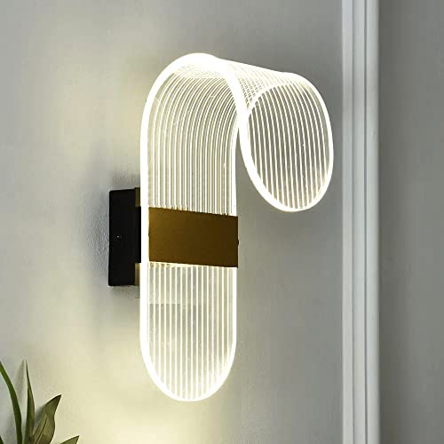 Groeien 15watt LED Sconce Modern Transparent Indoor Home Acrylic ...