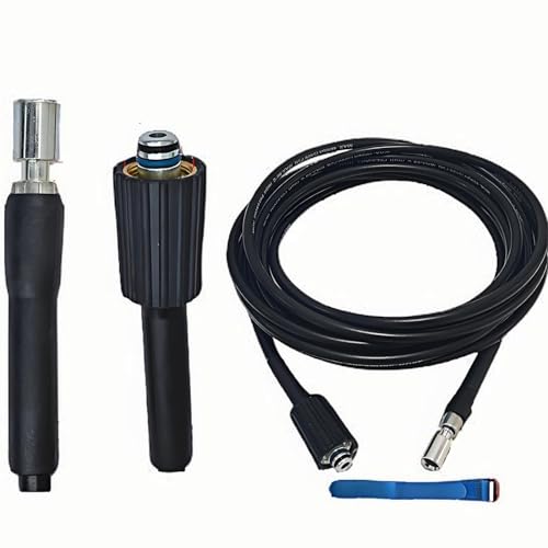 High Pressure Washer 5800 PSI Pipe With Connector Water Cleaning Extension Hose M22-14&15 for sfome of Portland/Husky (M22-14&15,25FT)