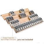 Bamboo Spice Rack Tray - Spice Drawer Organizer for Kitchen Cabinets Storage and Organization (Jars Not Included, 8 Individual Pieces, Not Adjustable) - Image 4
