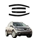 Gldifa 4pc Sun Rain Guards Window Visor Wind Deflector Compatible with 09-14 Nissan Murano Z51