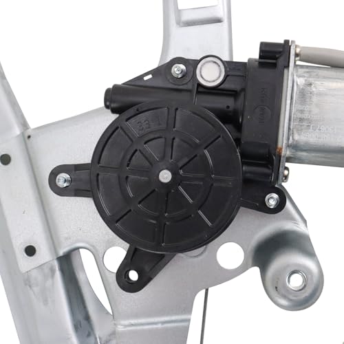 Image of TRQ Front Right Power Window Regulator & Motor Assembly Passenger Side Compatible with 2000-2007 Ford Focus FO1351167