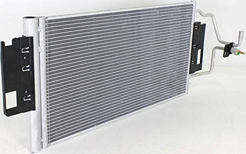 Evan Fischer A/C Condenser Compatible with 2006-2013 Chevrolet Impala, Fits 2006-2007 Monte Carlo, Fits 2008-2009 Buick LaCrosse, Fits Allure with Receiver Drier GM3030268