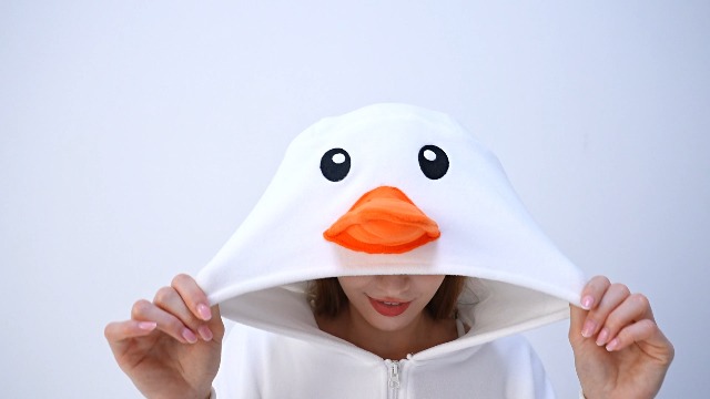Amazon.com: YEKRUTCOS Adult Goose Onesie Halloween Costume Animal