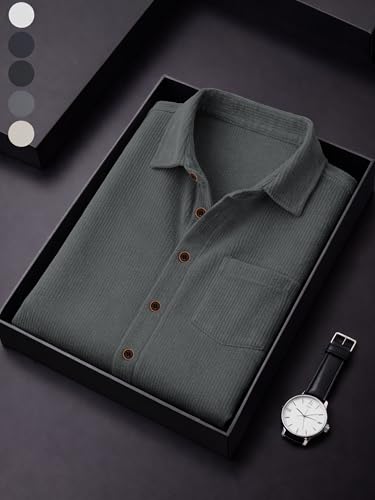 Image of Noble Monk Men's Polyester Regular Fit Solid Casual Shirt |Half Sleeve | |Stylish Shirt