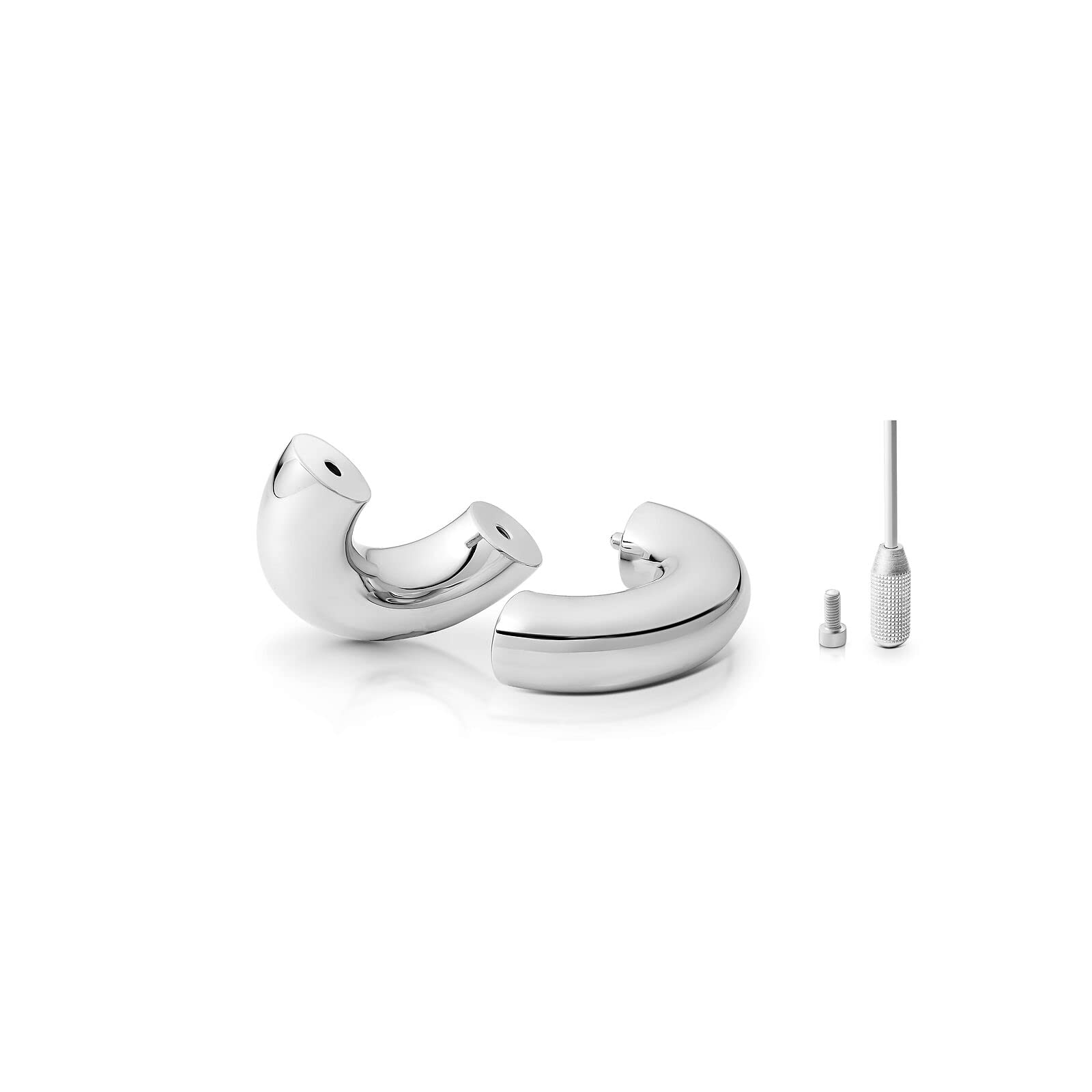 Cockring Anneau pénien partiel Poids du testeur (Hauteur : 20 mm/Ø intérieur : 45 mm)