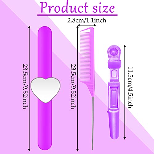 Juego de 7 herramientas para trenzar cabello con pinza magnética y clips miniatura 2