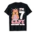 7 Years Old Capy Birthday to Me 7th Birthday Capybara Girl T-Shirt