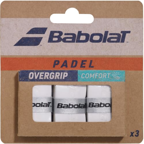 Blister 3 Pz. Babolat Comfort Padel X3 Bianco