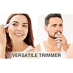 Nose Hair Trimmer, Facial Hair Removal for Women and Men, Effective and Easy Cleaning