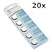 Produktbild Slabo CR2032 Knopfzellen Batterien Lithium - 3.0V - 20er-Pack  Li-Ion Knopfzellen für Armbanduhr | Taschenlampe | Taschenrechner etc. - 20er-Pack
