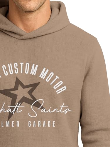 Image of BULLMER Trendy Cotton Blend Sweatshirt for Men | Stylish Full Sleeve Mens Sweatshirts & Hoodies for Winter Wear