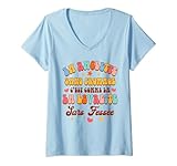 Femme Effronté Drôle Fille Garçon Raclette C'est Comme La Levrette T-Shirt avec Col en V