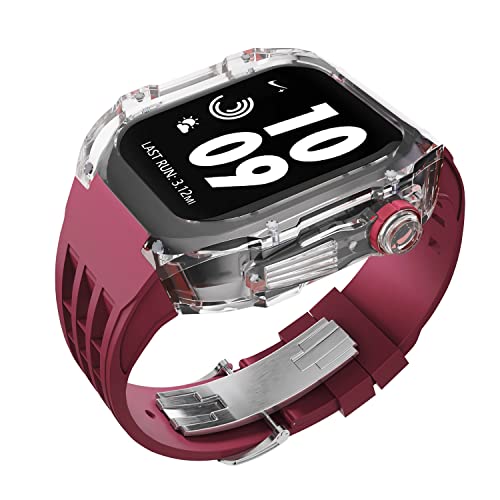 Coque transparente pour Apple Watch 45mm évitant les rayures