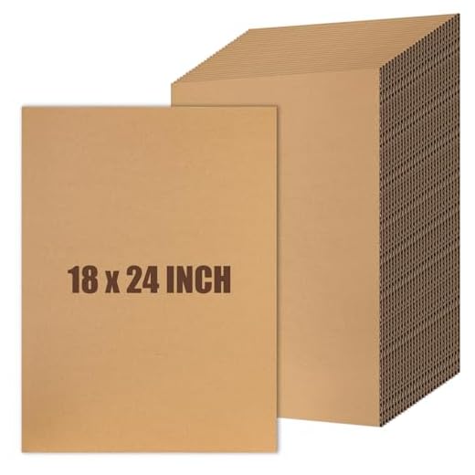 Large Corrugated Cardboard Sheets Pack