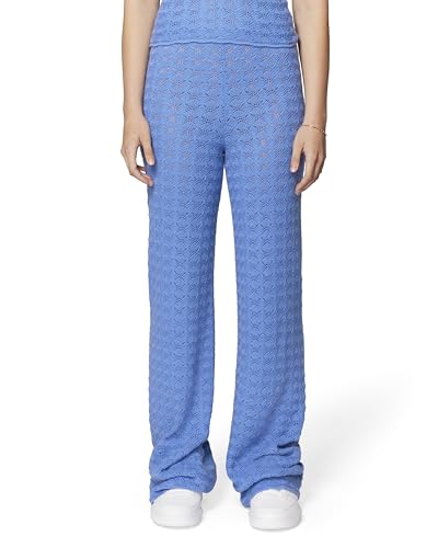 florence by mills Women's Le Pointelle Sweater Lace Wide Leg Pant