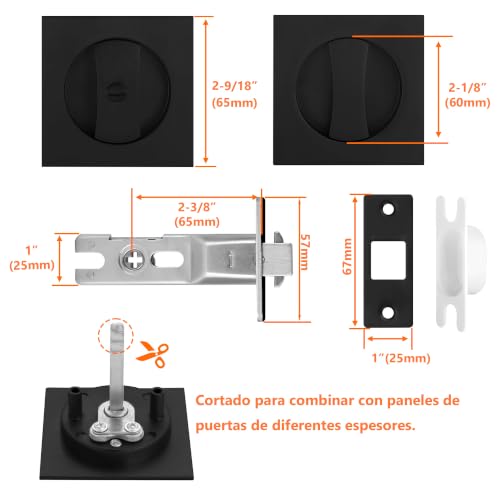 Chapas para puertas corredizas de madera 8 Imagen adicional