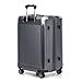 Travelpro Platinum Elite Hardside Expandable Checked Luggage, 8 Wheel Spinner, TSA Lock, Hard Shell Polycarbonate Suitcase, Vintage Grey, Checked Medium 25-Inch