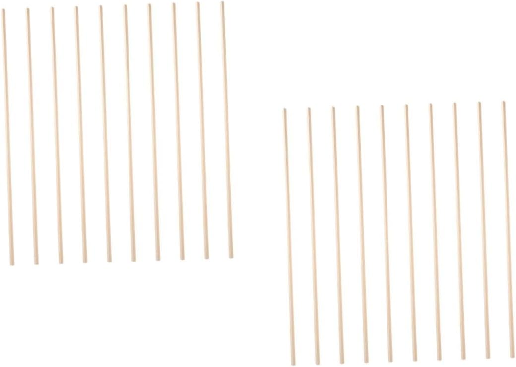 Mipcase 20pcs Window Trim Strip Decor Wooden Molding Trims Window Edge Kit for DIY Projects