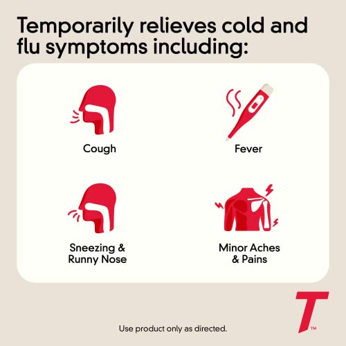 Image of Tylenol Children's Cold & Flu Liquid Oral Suspension Kids' Cold & Flu Medicine, Pain Reliever, Fever Reducer, Cough Suppressant & Decongestant, Grape Flavor, 4 fl. oz (Pack of 4)