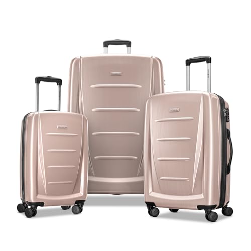 Image of Samsonite Winfield 2 Hardside Expandable Luggage with Spinner Wheels, Artic Pink, 3-Piece Set (20 /24 /28)