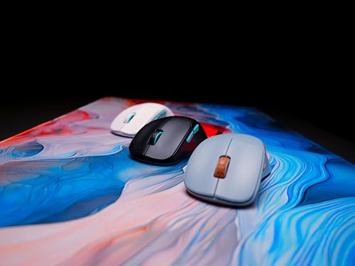 Miniatura 6 de CHERRY XTRFY M64 WIRELESS, Ratón Inalámbrico Ultraligero de Gaming, 2.4 GHz RF, Optimizado para eSports, Forma Ergonómica con Parte Frontal Extra Baja, Azul