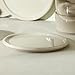 Stone Lain Eden 4-Piece Salad Plate Set Stoneware, Beige