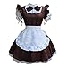 Kostium pokojówki francuska pokojówka fartuch cosplay sala sukienka menom kawiarnia kostium kawiarni (Color : C, Size : S)