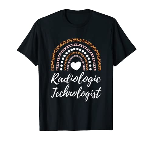 Radiology Technologist Leopard Rainbow Roentgen Xray T-Shirt