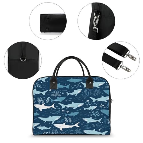 Bolso Tote Nylon Ajustable con Cremallera para Laptop miniatura 6