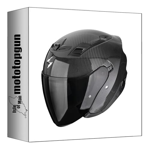 Casque jet Scorpion Exo-Z1 Carbon Solid noir XL pour moto
