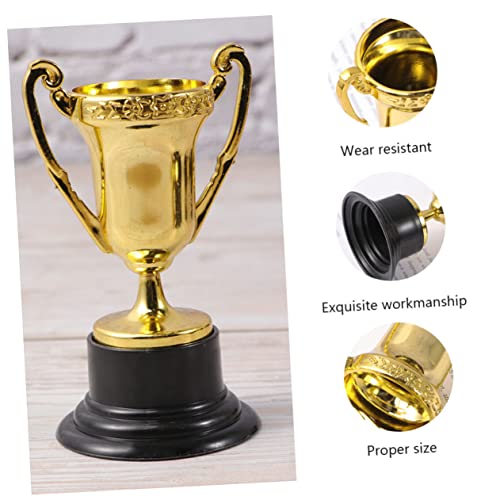 Toyvian 30 Pçs Troféu Brinquedos Esportivos Infantis Presentes Pretos Decoração Para Casa Mini Prêmi