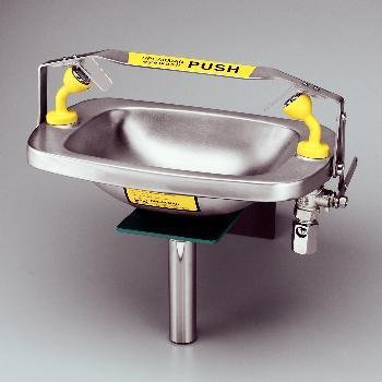 SE-545 - Eyesaver Pedestal-Mount - Eyesaver Bar Activated Eyewash Stations, Speakman - Each