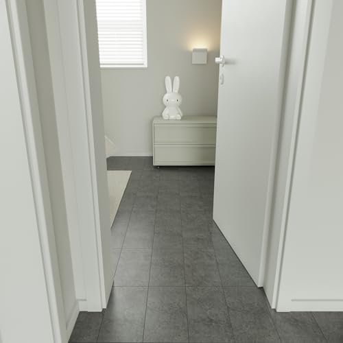 Vinylboden Selbstklebend, PVC Bodenbelag Selbstklebende Bodenfliesen Wasserdicht Extra Abriebfester Für Küche Badezimmer Schlafzimmer, 30x15cm 10 Stück