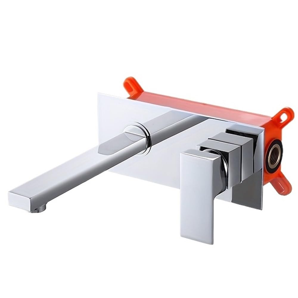 Robinet de baignoire tout cuivre mitigeur cascade en chrome chic