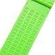 Frienda 4 Zeilen 28 Zellen Braille Schiefer Braille Schreiben Schiefer Kunststoff Braille Schiefer Kit, Grün(2 Set)