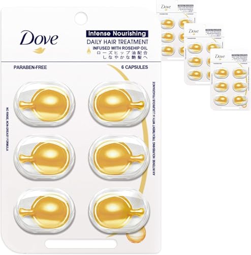 Dove Intense Nourishing Hair Treatment Capsules 6 Pack 6 Capsules - Image 2