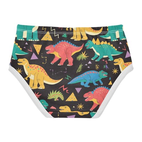Wusikd Dinosaurs Girls' Underwear Cotton Girls Briefs Soft Toddler Underwear 2T2