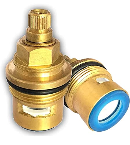 P. N. Store™ Brass Ceramic Disc Cartridge Quarter Turn 1/2" Compatible for Jaquar and Essco Type Models | Jaquar Type Marvel Cubix Ceramic Spindle for tap | (Pack of 2) (B0974BK6J4) Amazon Price History, Amazon Price Tracker