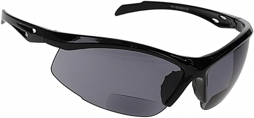 Bifocal Safety Glasses - Safety Glasses with Readers for Healthcare, Woodworkers, Motorcyclists, Workshop - Ansi Z87+ - Image 2