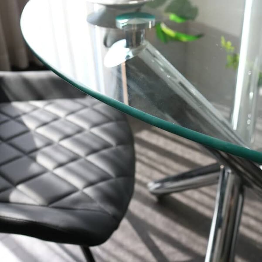 スペイシー円形ガラスカウンターテーブル スペイシー円形ガラスカウンターテーブル スペイシー円形ガラス