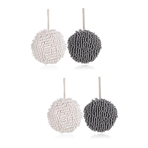 Cabilock 4 Pcs Household Hand Towel Hand Towels Asian Home Gadgets Bathroom Hanging s Hanging Bath s for Bathroom Fleece Chenille Soft Child Tableware