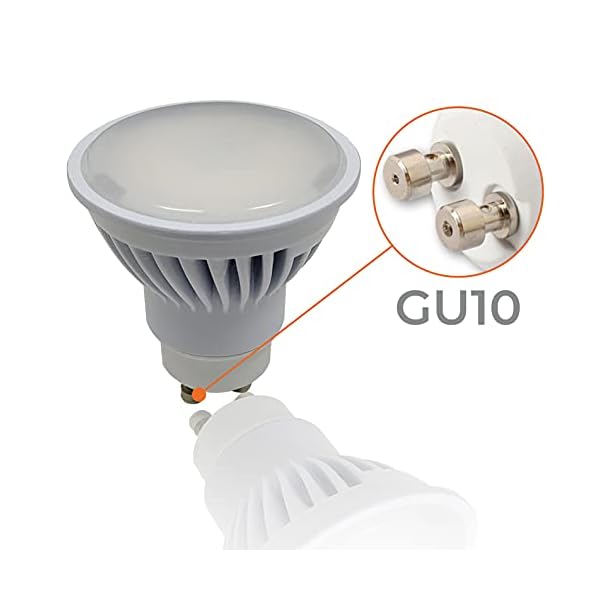 LED ATOMANT, LED-Lampe, 5er Pack, GU10, Maße: 50x55mm, Farbe: 4500 K [Energieklasse A++] – Bild 6