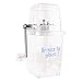 Cook Concept KV7141 Broyeur à Glace Pilée à Manivelle Complètement Givré ou Brisez la Glace ou En direct du Pôle Nord Transparent H23,5 x 11 x 15,3 cm
