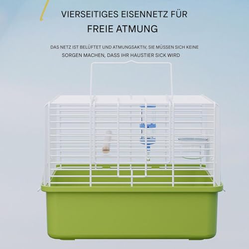 Porte-oiseaux étanche et cage amovible pour le salon